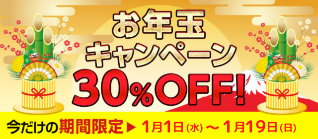 30%OFF!!